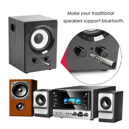 Adaptor Bluetooth audio pentru orice boxa, sistem audio device portabil si linie audio a masinii
