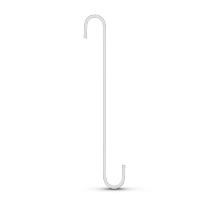 Cârlig pentru atârnat ghivece - alb - 30 x 4,5 cm