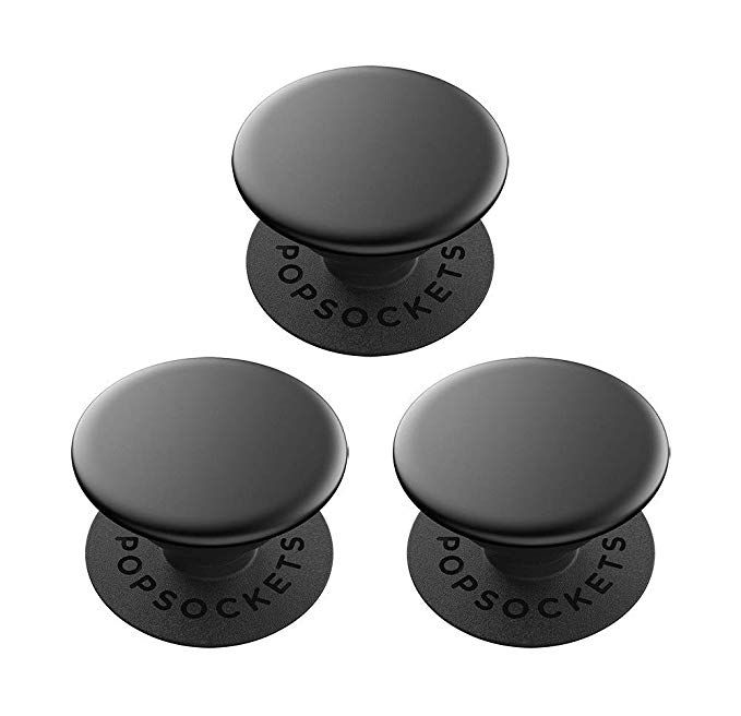 PopMinis® TRIPLE BLACK, 3 mini accesori de telefon originale PopSockets®