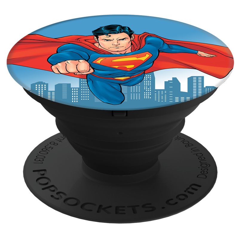 Accesoriu de telefon original PopSockets®, Superman, Colectia Justice League