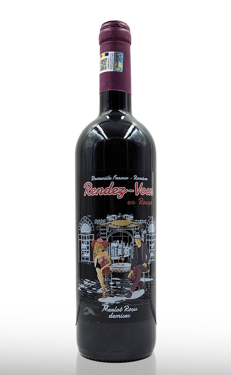 Vin rosu demisec, Domeniile Franco Romane Rendez Vous Merlot