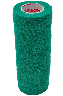 Bandaj elastic autoadeziv 15cm - Verde