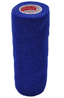 Bandaj elastic autoadeziv 15cm - Albastru