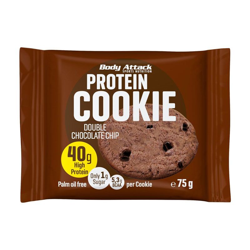 Protein Cookie - Fulgi de Ciocolata 75g Body Attack