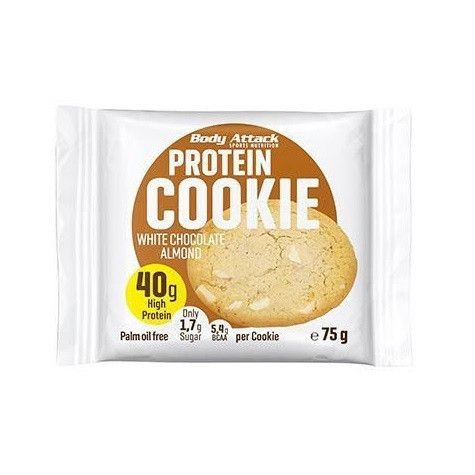 Protein Cookie - Ciocolata Alba si Alune 75g Body Attack