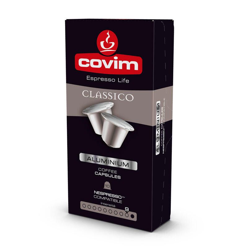Capsule cafea Covim, 10 buc Classico compatibile Nespresso