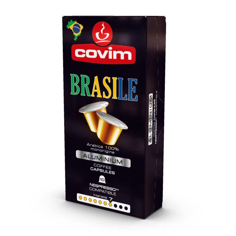 Capsule cafea Covim, 10 buc Brasile compatibile Nespresso