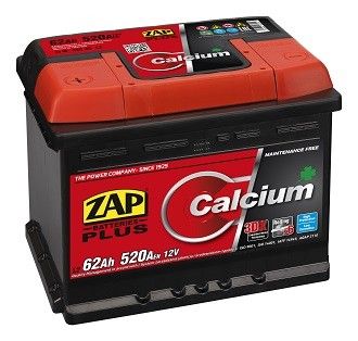 Baterie auto ZAP Plus 62Ah borna inversa