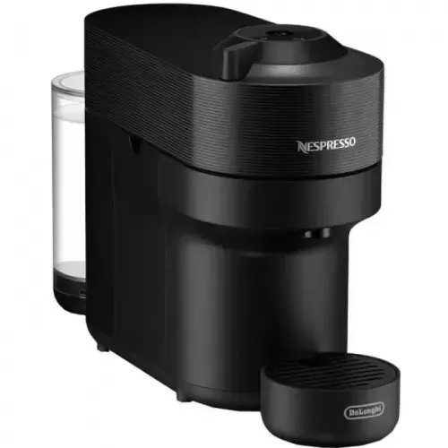 Espressor Nespresso Vertuo Pop ENV90.B, 1260 W, Extractie prin Centrifusion, Control prin Bluetooth si Wi-Fi, 0.6 L, 12 capsule cadou, Negru