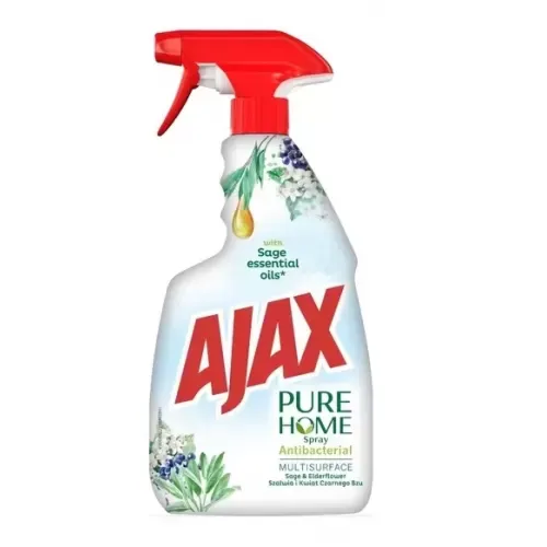Dezinfectant pentru suprafete baie Ajax Pure Home Antibacterial, Elderflower, 500 ml