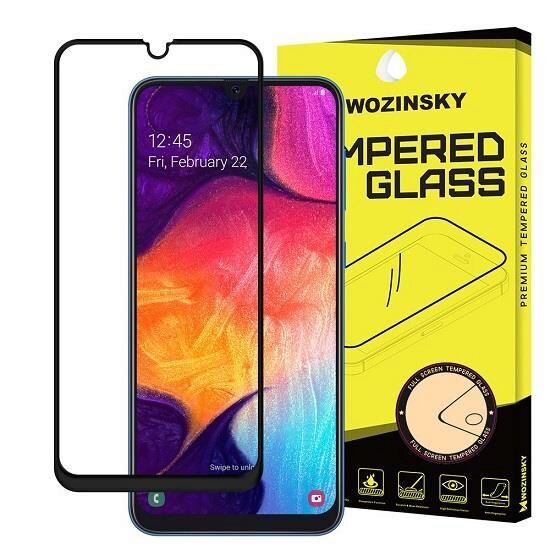 Convert Day Adaptability Folie Sticla Samsung Galaxy A30,Galaxy A50 - Wozinsky 5D Full Glue Negru
